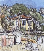 George Leslie Hunter Juan-les-Pins oil painting artist